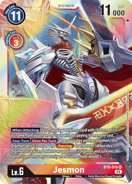 Jesmon [BT6-016] [Double Diamond] - Destination Retro