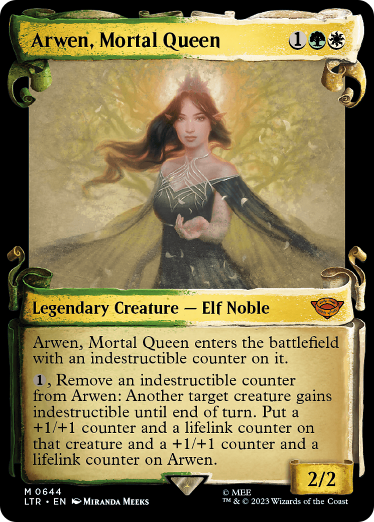 Arwen, Mortal Queen [The Lord of the Rings: Tales of Middle-Earth Showcase Scrolls] - Destination Retro