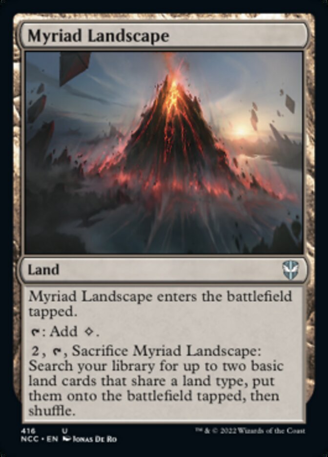 Myriad Landscape [Streets of New Capenna Commander] - Destination Retro