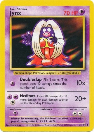 Jynx (31/102) [Base Set Unlimited] - Destination Retro
