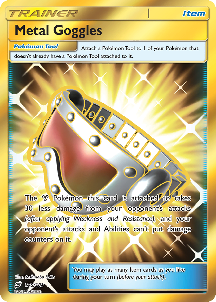 Metal Goggles (195/181) [Sun & Moon: Team Up] - Destination Retro