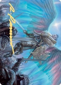 Resplendent Marshal Art Card (Gold-Stamped Signature) [Kaldheim: Art Series] - Destination Retro