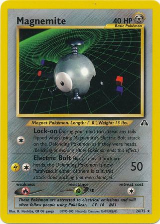 Magnemite (26/75) [Neo Discovery Unlimited] - Destination Retro