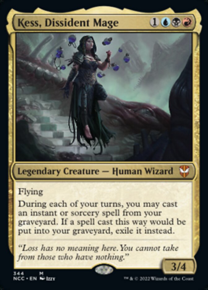 Kess, Dissident Mage [Streets of New Capenna Commander] - Destination Retro