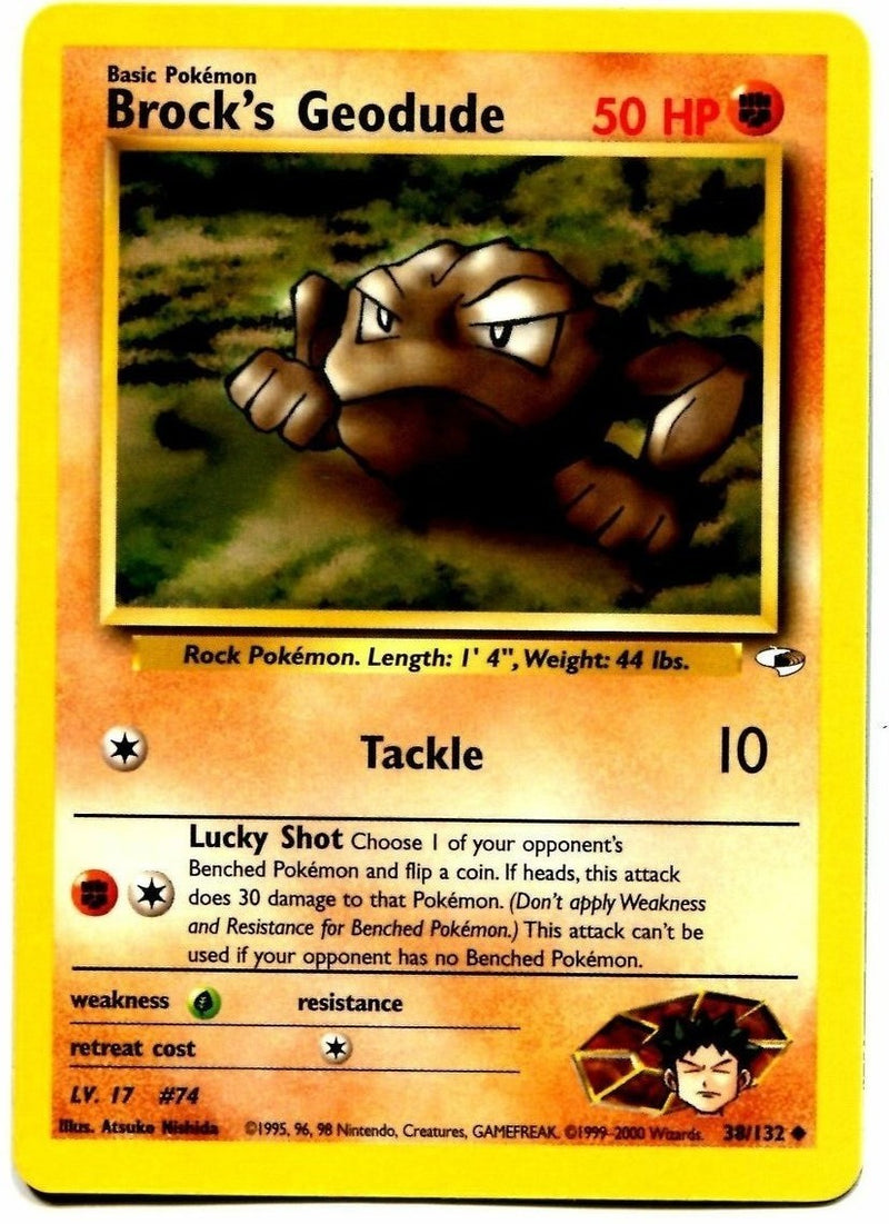 Brock's Geodude (38/132) [Gym Heroes Unlimited] - Destination Retro