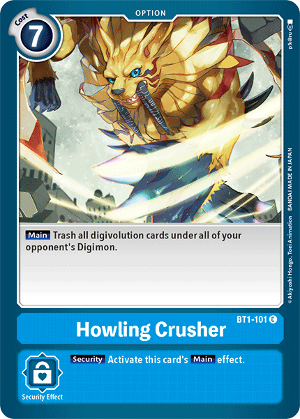 Howling Crusher [BT1-101] [Release Special Booster Ver.1.5] - Destination Retro