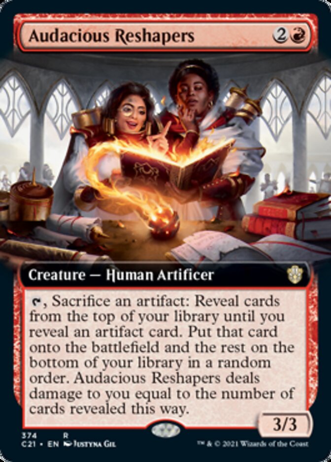 Audacious Reshapers (Extended) [Commander 2021] - Destination Retro