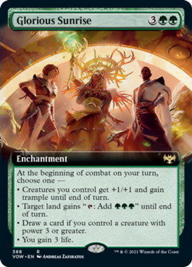 Glorious Sunrise (Extended) [Innistrad: Crimson Vow] - Destination Retro
