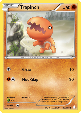 Trapinch (82/160) [XY: Primal Clash] - Destination Retro