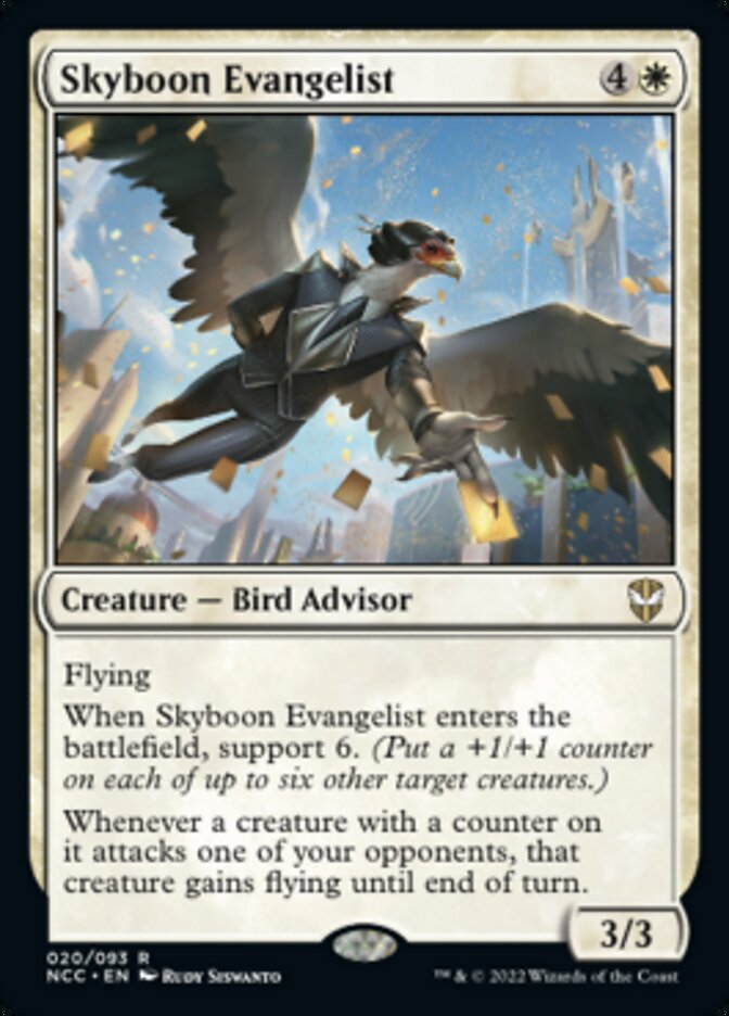 Skyboon Evangelist [Streets of New Capenna Commander] - Destination Retro