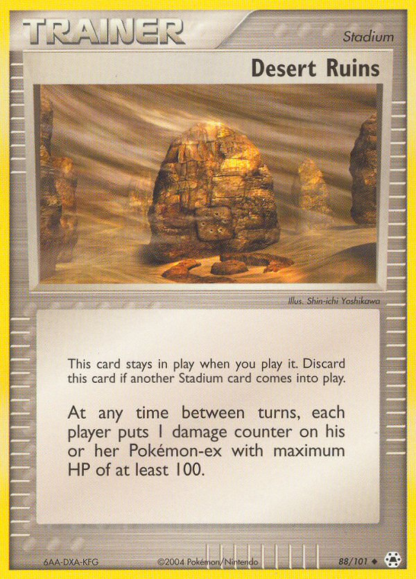 Desert Ruins (88/101) [EX: Hidden Legends] - Destination Retro