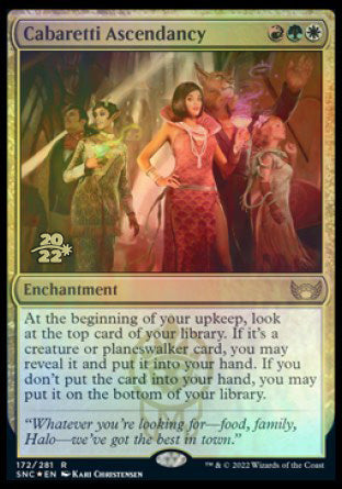 Cabaretti Ascendancy [Streets of New Capenna Prerelease Promos] - Destination Retro