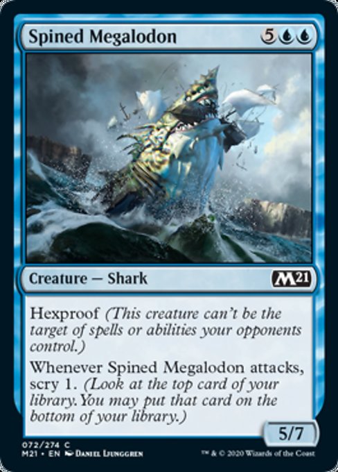 Spined Megalodon [Core Set 2021] - Destination Retro