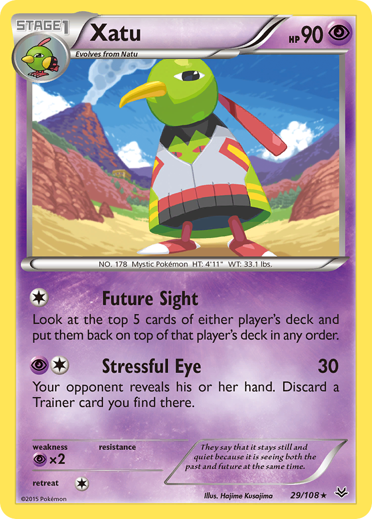 Xatu (29/108) [XY: Roaring Skies] - Destination Retro