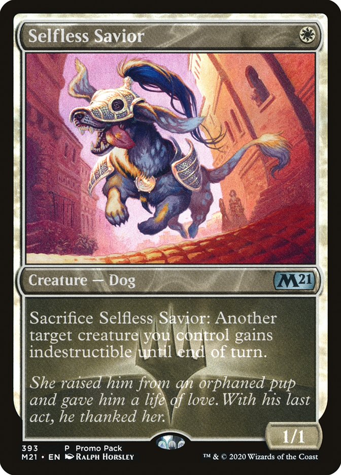 Selfless Savior (Promo Pack) [Core Set 2021 Promos] - Destination Retro
