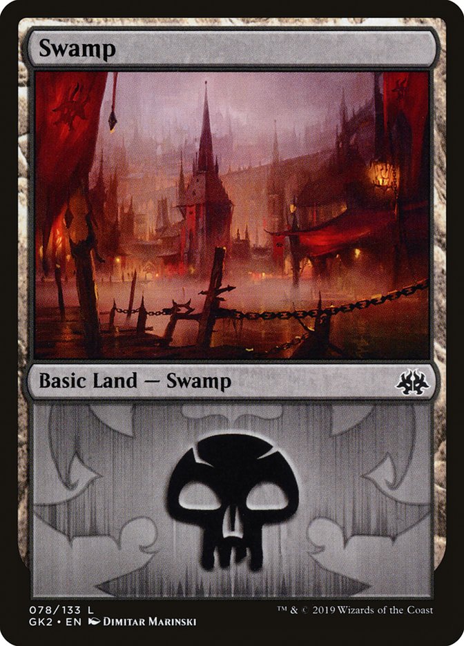 Swamp (78) [Ravnica Allegiance Guild Kit] - Destination Retro