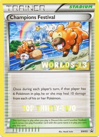 Champions Festival 2013 Top Thirty Two (BW95) [Black & White: Black Star Promos] - Destination Retro