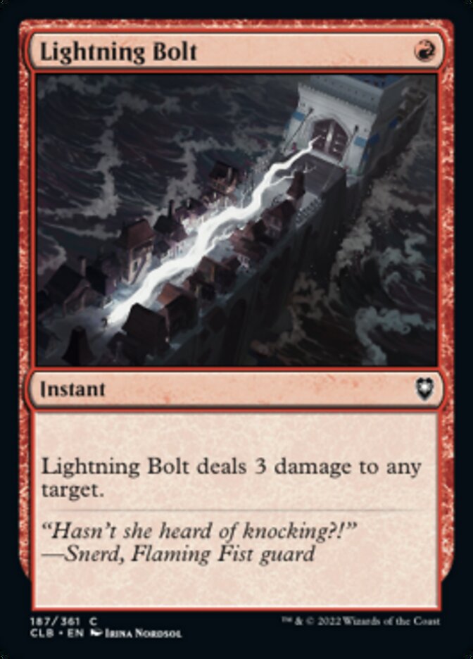 Lightning Bolt [Commander Legends: Battle for Baldur's Gate] - Destination Retro