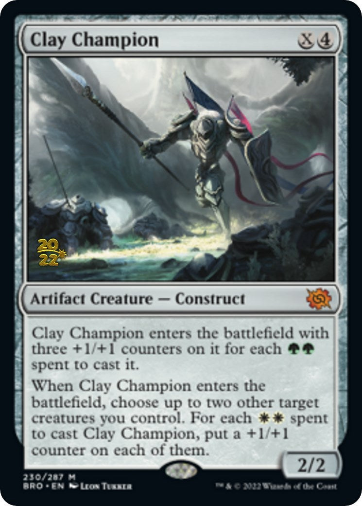 Clay Champion [The Brothers' War: Prerelease Promos] - Destination Retro
