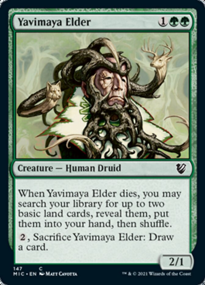 Yavimaya Elder [Innistrad: Midnight Hunt Commander] - Destination Retro