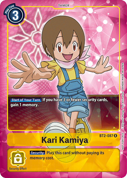 Kari Kamiya [BT2-087] (Buy-A-Box Promo) [Release Special Booster Ver.1.0 Promos] - Destination Retro