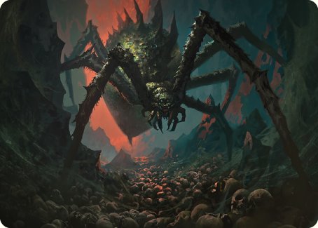 Shelob, Child of Ungoliant Art Card [The Lord of the Rings: Tales of Middle-earth Art Series] - Destination Retro