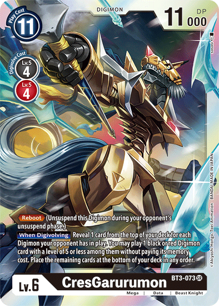 CresGarurumon [BT3-073] [Release Special Booster Ver.1.5] - Destination Retro