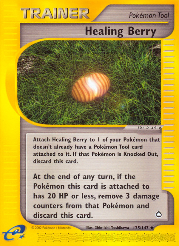 Healing Berry (125/147) [Aquapolis] - Destination Retro