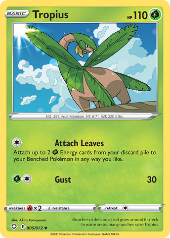 Tropius (5/72) [Sword & Shield: Shining Fates] - Destination Retro
