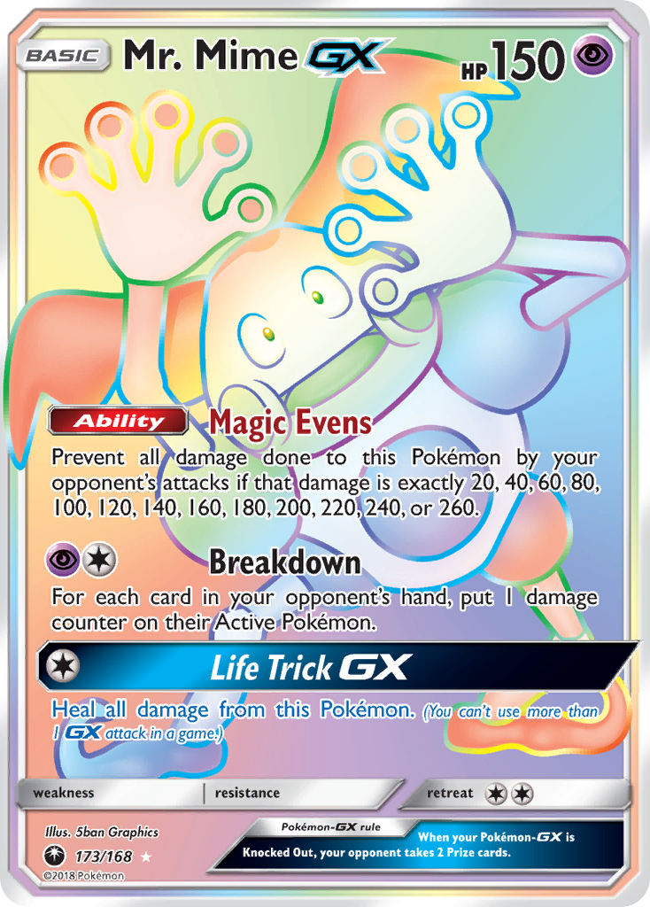Mr. Mime GX (173/168) [Sun & Moon: Celestial Storm] - Destination Retro