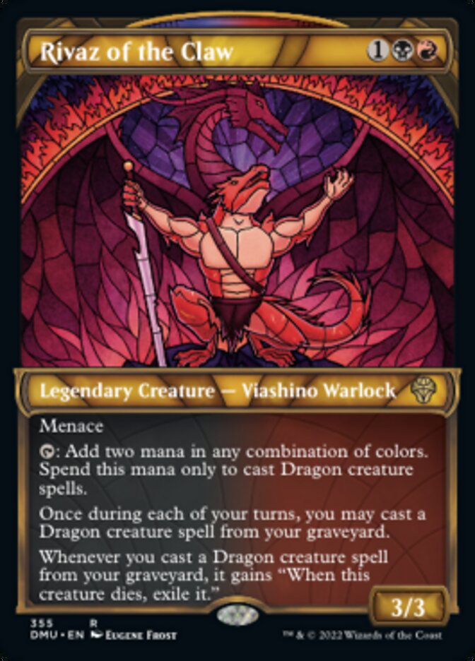 Rivaz of the Claw (Showcase Textured) [Dominaria United] - Destination Retro