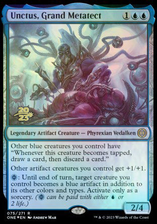 Unctus, Grand Metatect [Phyrexia: All Will Be One Prerelease Promos] - Destination Retro