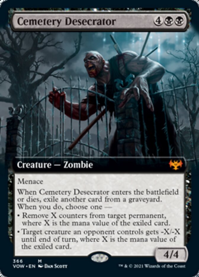 Cemetery Desecrator (Extended) [Innistrad: Crimson Vow] - Destination Retro