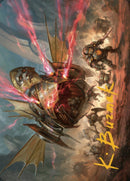 Liberator, Urza's Battlethopter Art Card (Gold-Stamped Signature) [The Brothers' War Art Series] - Destination Retro