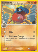 Carvanha (61/110) (Delta Species) [EX: Holon Phantoms] - Destination Retro