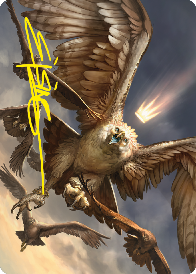 Gwaihir, Greatest of the Eagles Art Card (Gold-Stamped Signature) [The Lord of the Rings: Tales of Middle-earth Art Series] - Destination Retro