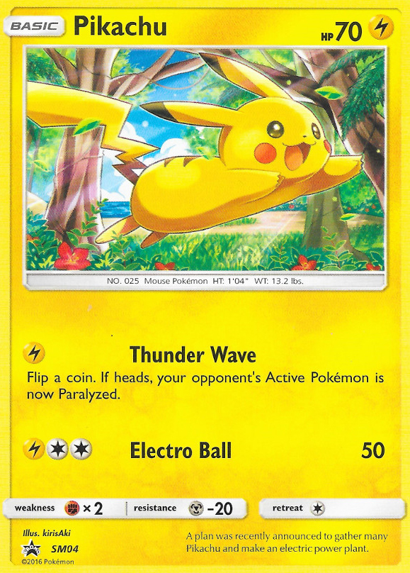 Pikachu (SM04) [Sun & Moon: Black Star Promos] - Destination Retro