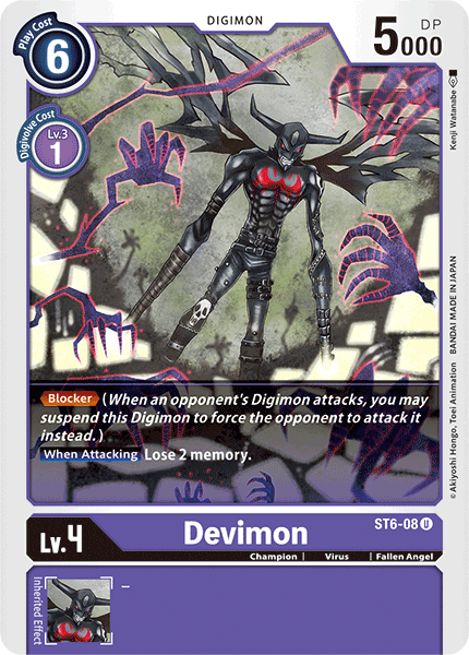 Devimon [ST6-08] [Starter Deck: Venomous Violet] - Destination Retro