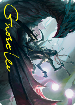 Specter of the Fens Art Card (Gold-Stamped Signature) [Strixhaven: School of Mages Art Series] - Destination Retro