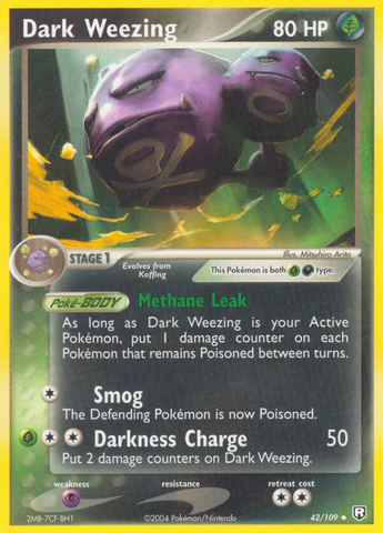 Dark Weezing (42/109) [EX: Team Rocket Returns] - Destination Retro