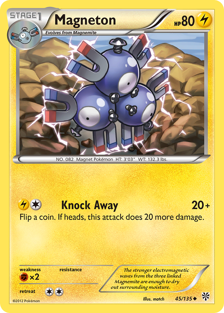Magneton (45/135) [Black & White: Plasma Storm] - Destination Retro