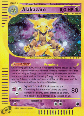 Alakazam (1/165) [Expedition: Base Set] - Destination Retro