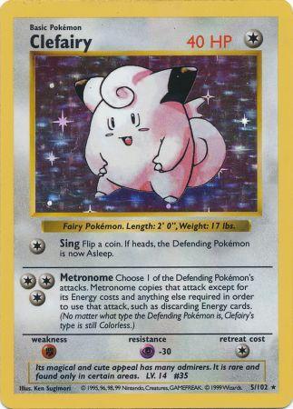 Clefairy (5/102) [Base Set Shadowless Unlimited] - Destination Retro