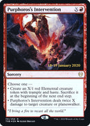 Purphoros's Intervention [Theros Beyond Death Prerelease Promos] - Destination Retro
