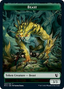 Beast (007) // Spider Double-sided Token [Innistrad: Midnight Hunt Commander] - Destination Retro