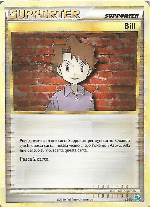Bill (18/30) [HeartGold & SoulSilver: Trainer Kit - Gyarados & Raichu] - Destination Retro