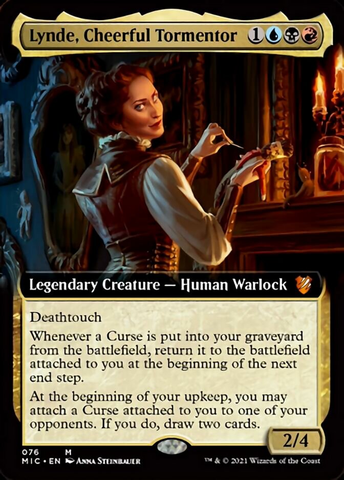 Lynde, Cheerful Tormentor (Extended) [Innistrad: Midnight Hunt Commander] - Destination Retro