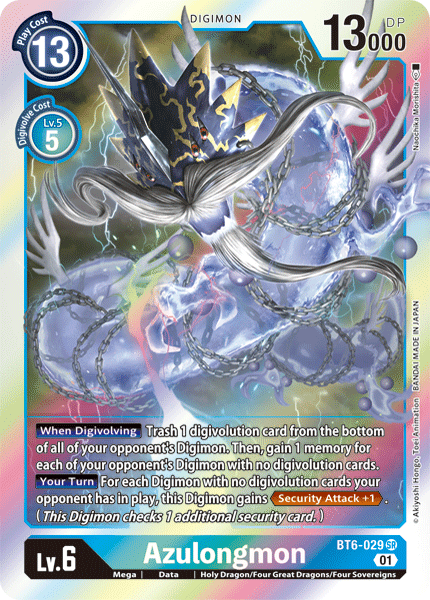 Azulongmon [BT6-029] [Double Diamond] - Destination Retro