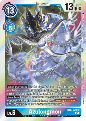 Azulongmon [BT6-029] [Double Diamond] - Destination Retro