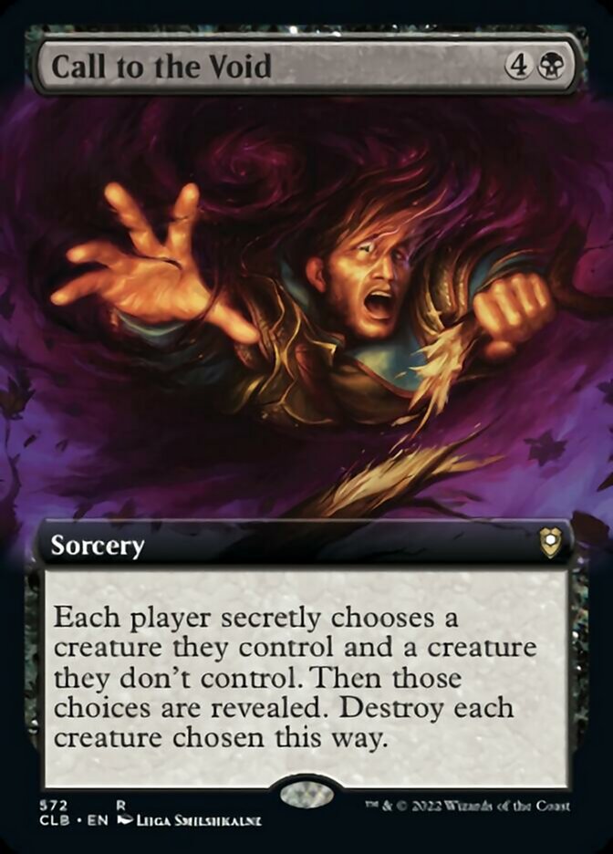 Call to the Void (Extended Art) [Commander Legends: Battle for Baldur's Gate] - Destination Retro